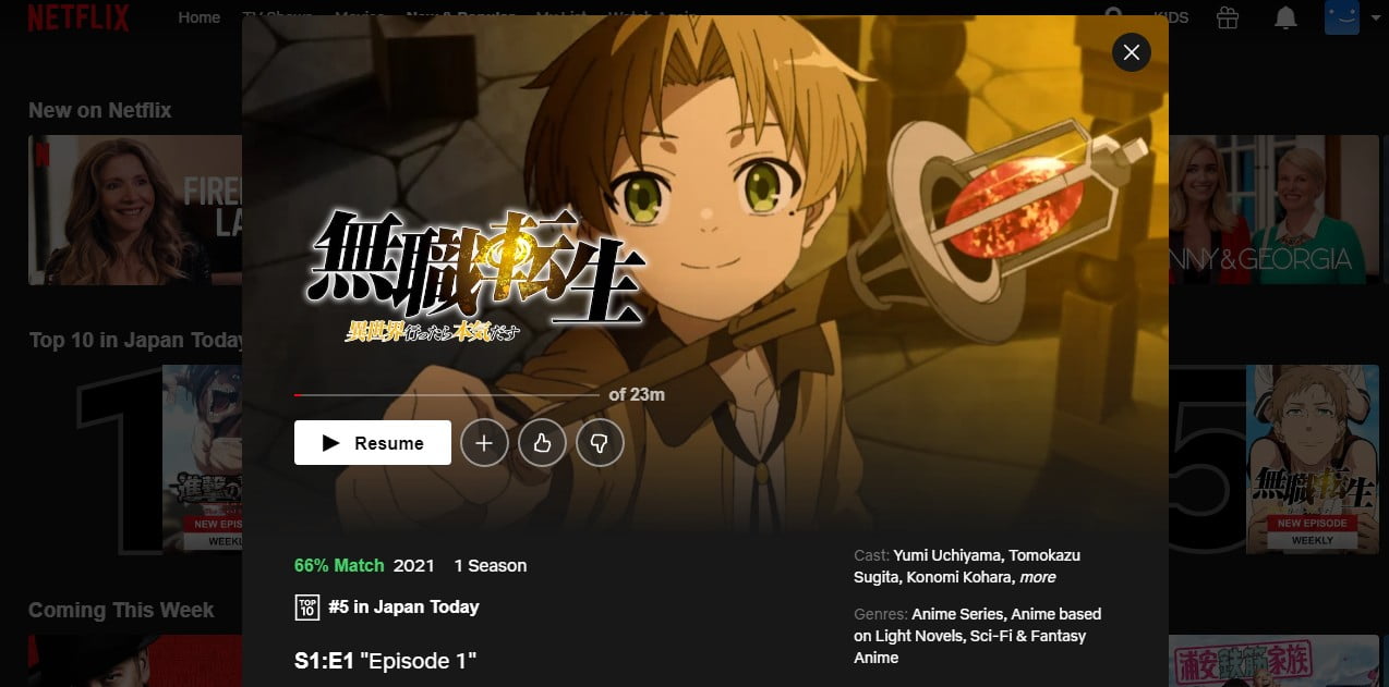 How can I watch Mushoku Tensei on Netflix? - The VPN Boss